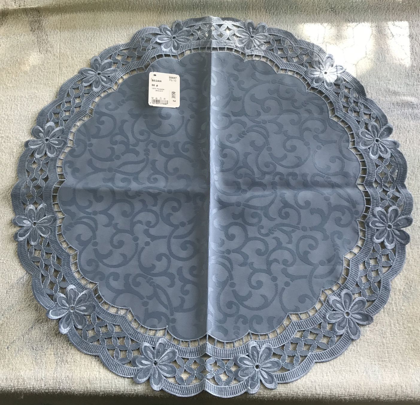 Altra biancheria da tavola: STOFF TISCHTUCH SEDAN NEU DURCHMESSER 55CM – Nuovo (secondo la descrizione) da Ostermundigen venduto da Wyatt-Earp
