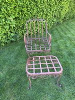 Gartenstuhl-Set, Vintage Look, Metall, ideal für Terrasse