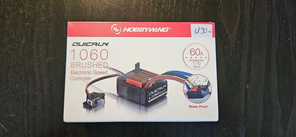 Variateur étanche Hobbywing 1060 ESC Pour Moteur Brushed - Contrôle De Vitesse Compatible Modélisme