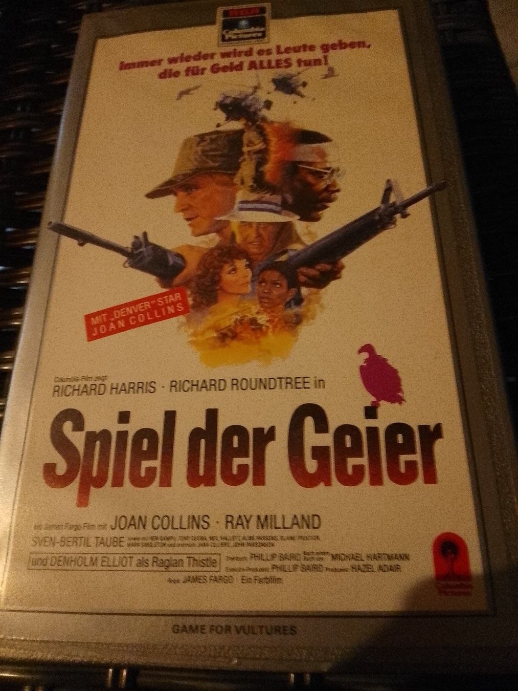 Tutti i VHS: Spiel der Geier VHS RCA CVT 10197 – Usato da Remetschwil venduto da Privatflohmi