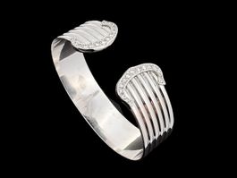 Cartier Doppel C Diamanten 0.7c Vintage Armspange 18k *S1801