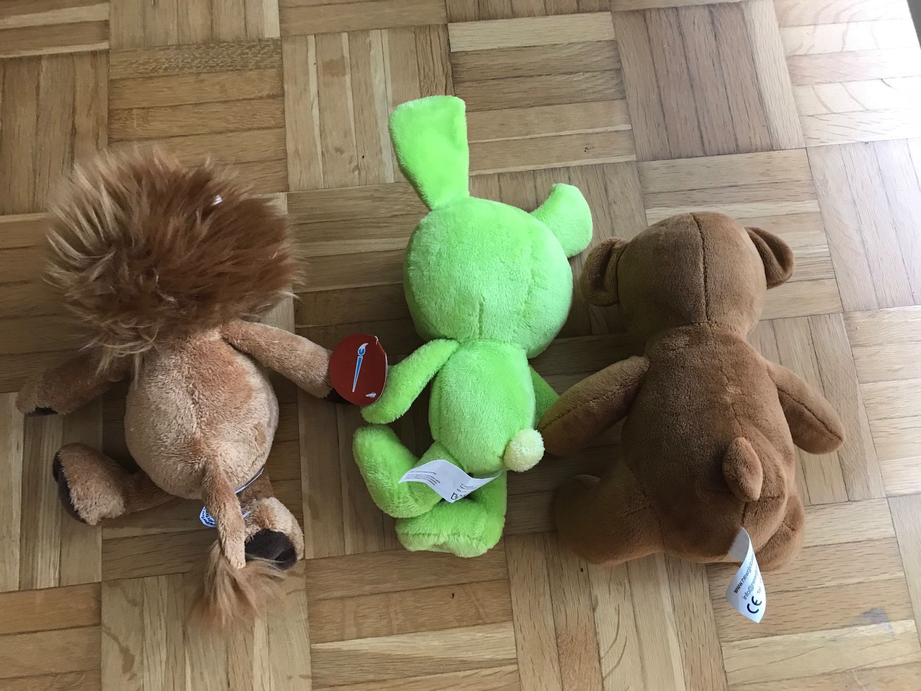 Migros Giocattoli: 3 Plüschtiere Löwe / Hase / Bärchen – Usato da Emmenbrücke venduto da Hathor123 1
