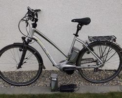 E-Bike Flyer silber Grösse L gebrauchter Zustand