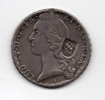 (2977) Bern, Taler Ecu 1745 mit Berner Gegenstempel