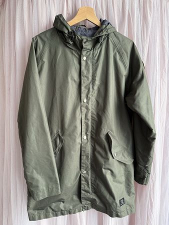 Unisex Parka Jacke – Gr M/L, Khaki-grün