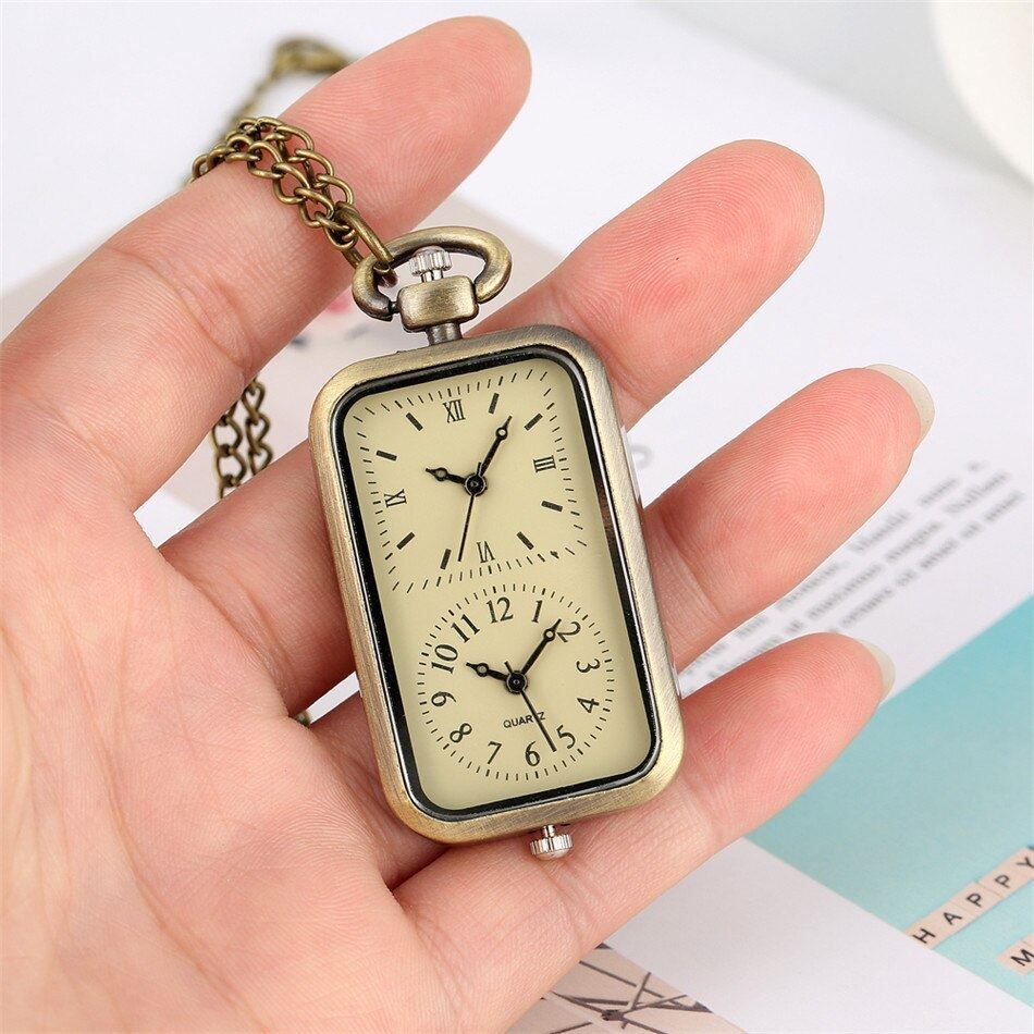 Orologi: Dual Zeit Anhängeruhr – Nuovo e nell'imballaggio originale da Diepoldsau venduto da preisparadies-ch 9