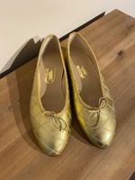 Unützer Ballerinas – Leder – Gold – Grösse 37½