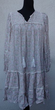 Repeat Tunika Kleid Stufen Gr S 36 38 bunt