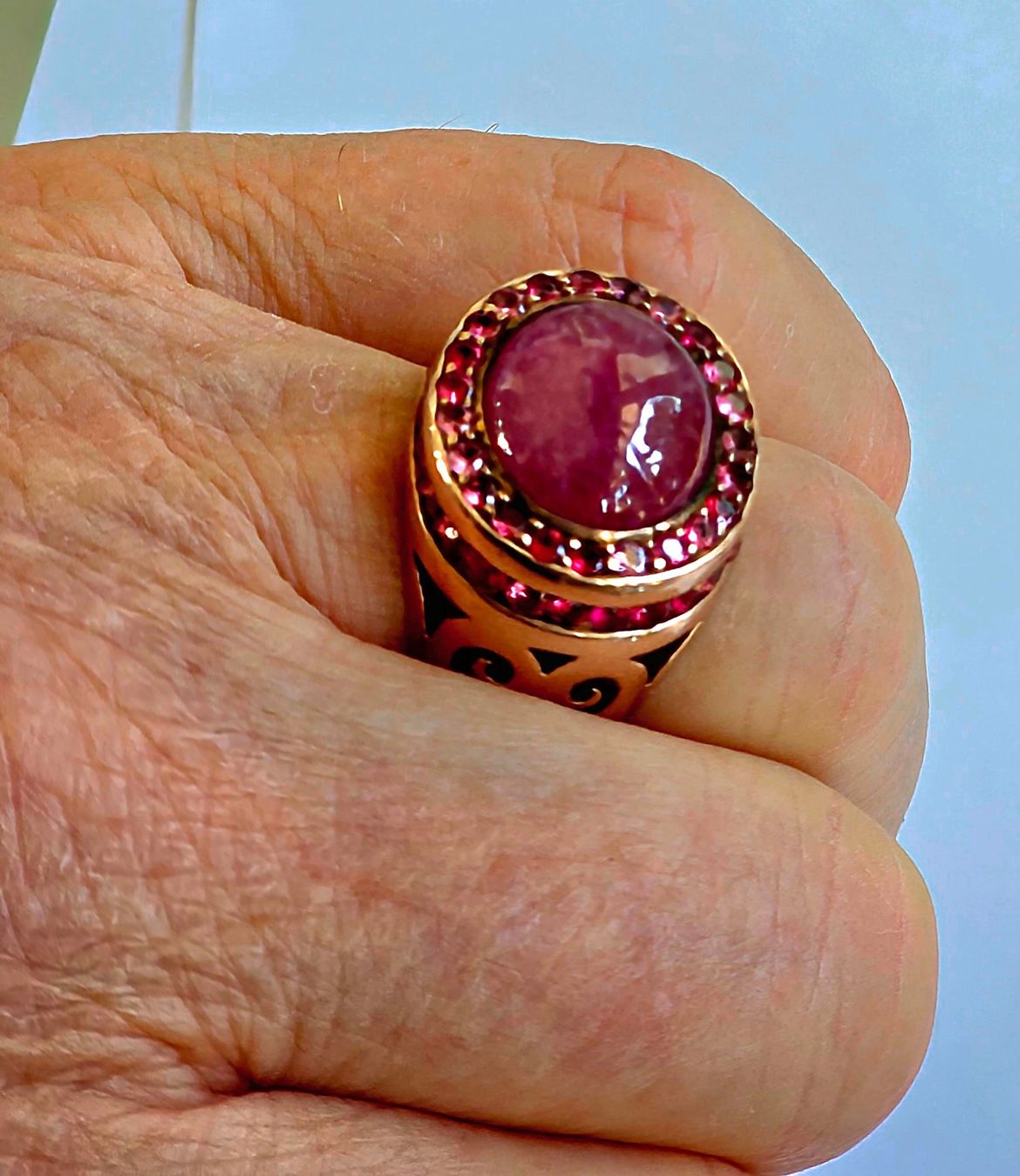 Ringe: Ring mit Rubin und Granaten – Neu (gemäss Beschreibung) aus Zürich von Bieter04 3
