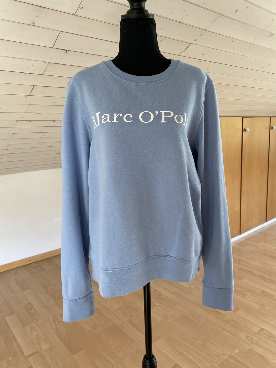 Marc Cain Pullover & Sweatshirts: Marc O'Polo Pullover Baumwolle hellblau Gr. M  – Neu (gemäss Beschreibung) aus Buochs von H16