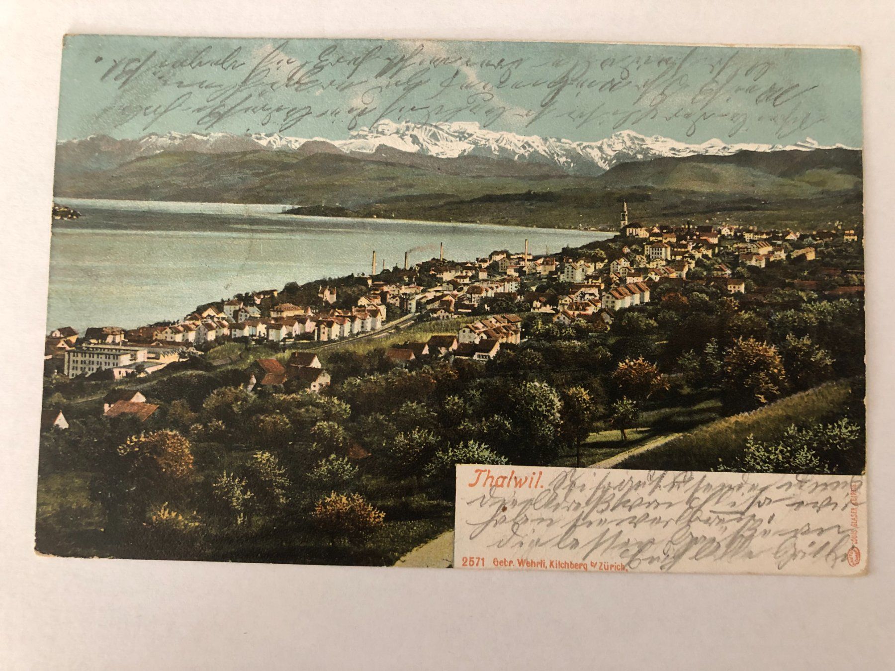 Ansichtskarten: Thalwil 1902 – Gebraucht aus Pfäffikon ZH von Waltoversand