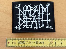 Napalm Death Patch Sticker Aufnäher Metal Rock Band