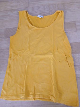 Street One Tanktop gelb Grösse 38 guter Zustand