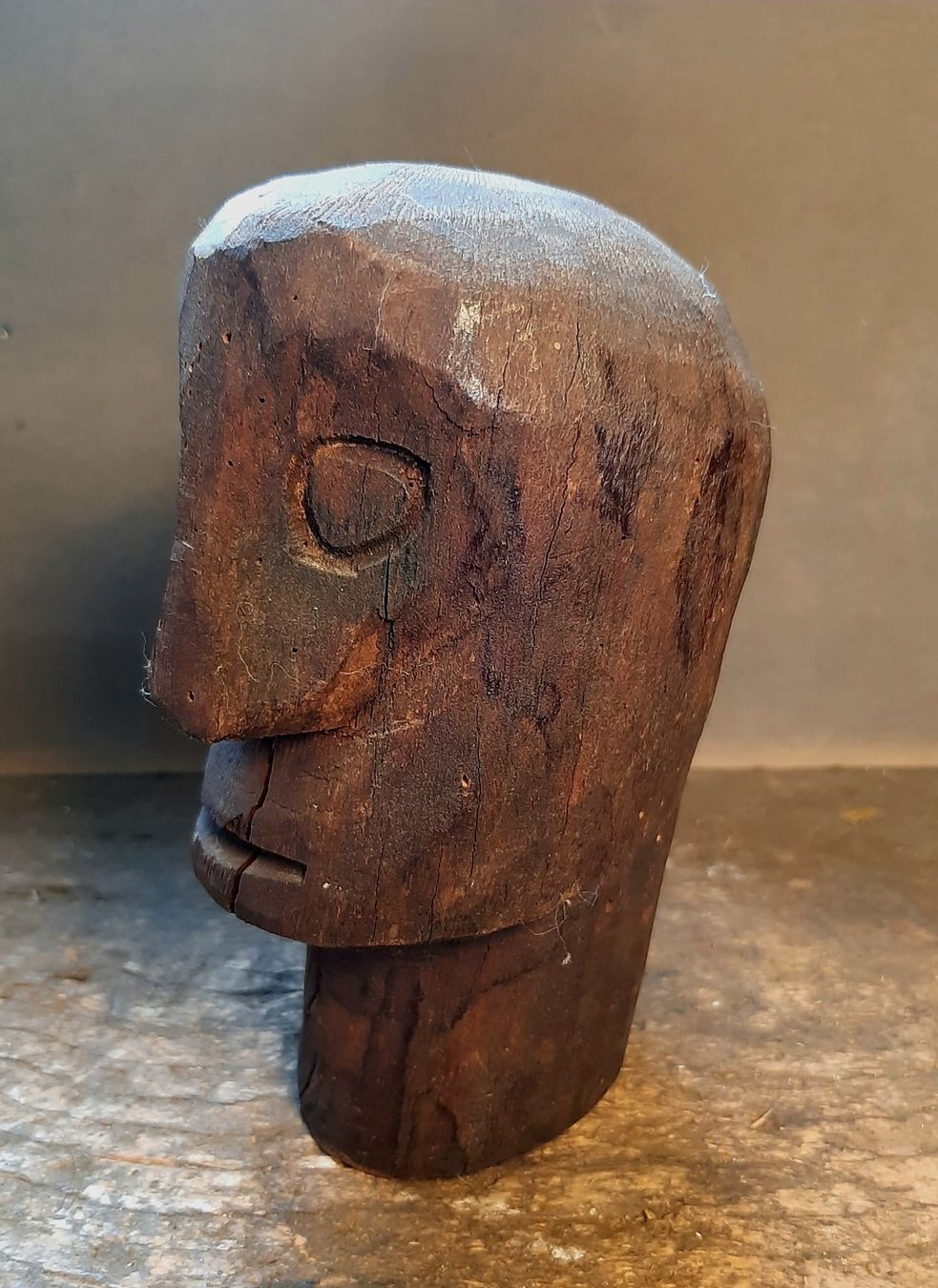 Sculture & Statue: Antiker Holzkopf – Usato da Arbon venduto da torso444 2