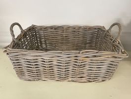 Vintage Weidenkorb, Aufbewahrungskorb, Holzkorb, Top!