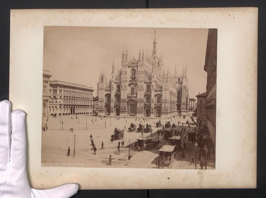 Fotografie & Manifesti: Fotografie Milano, Piazza del Duomo, Pfe – Usato da Berlin venduto da bartko-reher