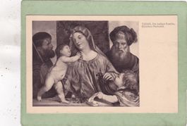 Kitsch Kunst Religion Tizian Heilige Familie  Werbek. Valda