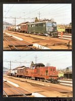Lokwechsel Etzwilen Ae 6/6 11493 u. Bm 6/6 18514 – 17.4.1996