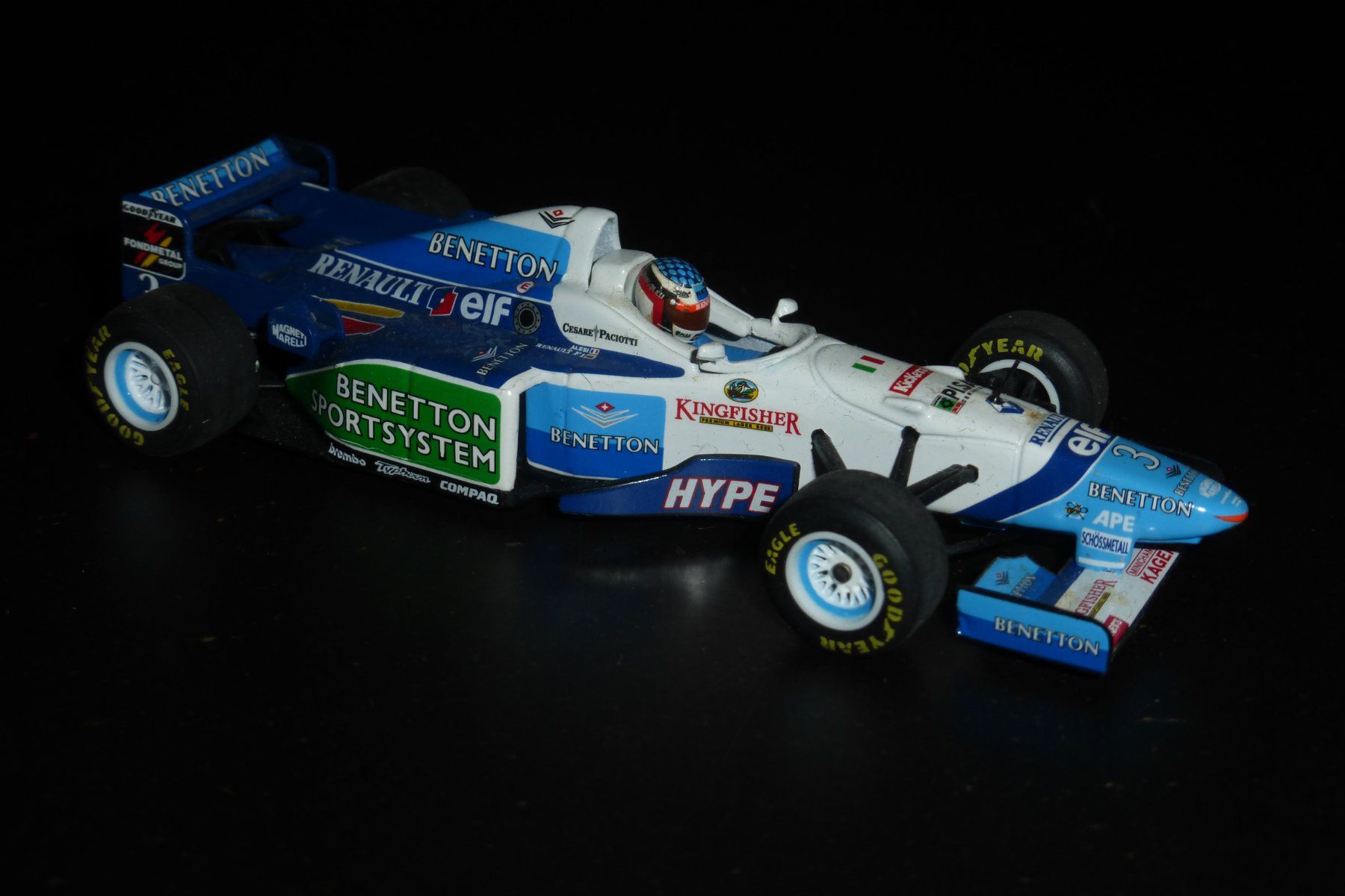 Minichamps Modellautos: Benetton B196 Jean Alesi – Gebraucht aus Gempen von Smokie72