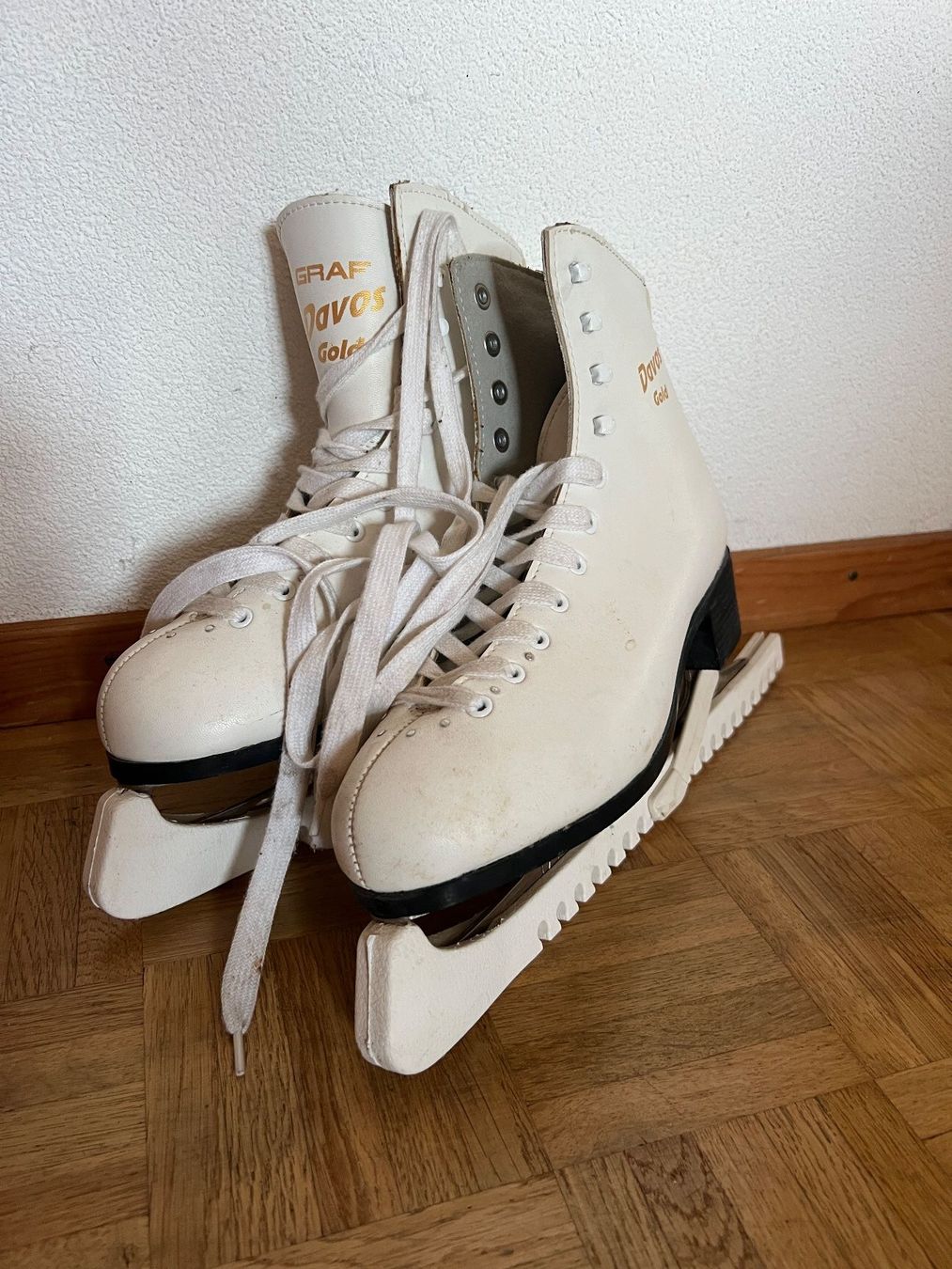 Pattini da ghiaccio: Schlittschuhe Davos Gold – Usato da Luzern venduto da HeikeHasi