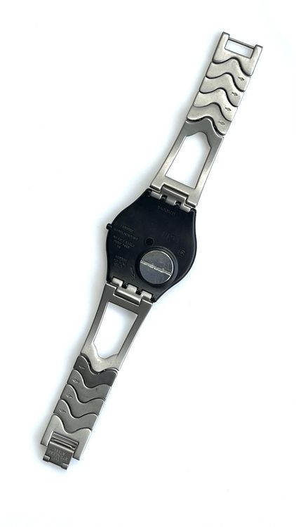 Swatch Orologi: Coole Swatch , schwarz, Stahlband – Usato da Grenchen venduto da chththl 5