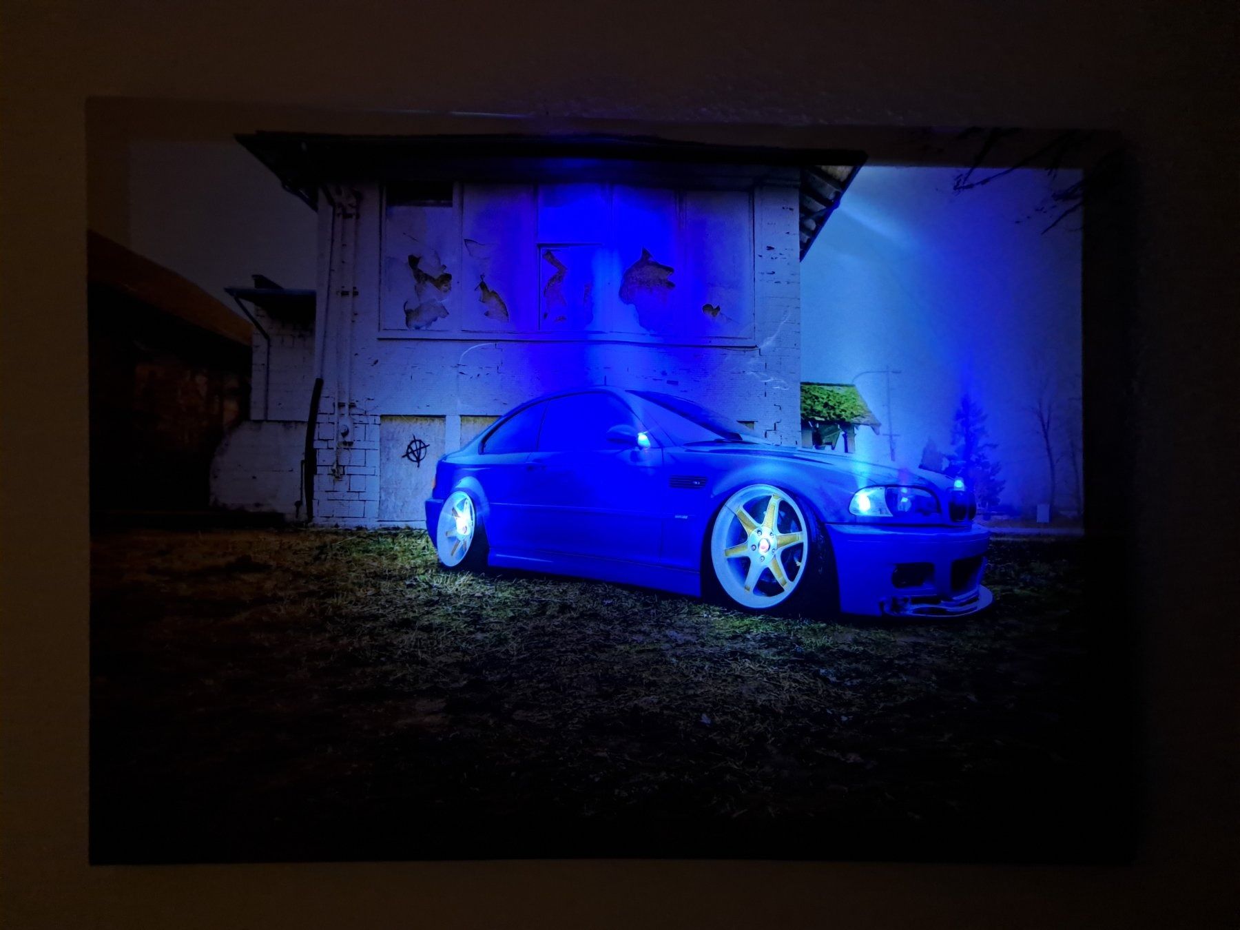 Foto & Immagini: BMW M3 e46 blau LED Kunstbild – Nuovo e nell'imballaggio originale da Kilchberg ZH venduto da ruedi34 3
