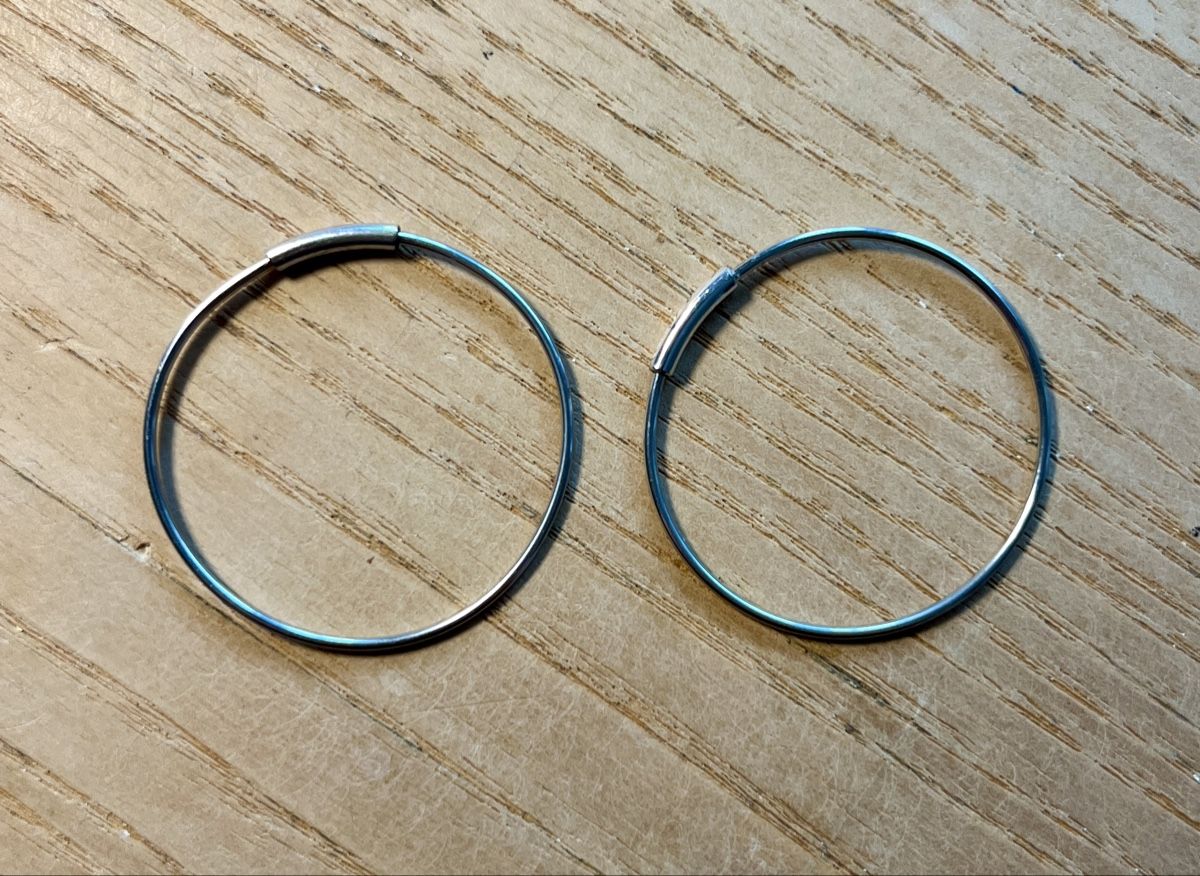 Orecchini pendenti & Orecchini a lobo: Ohrringe Creolen silberfarben Modeschmuck  – Usato da Frauenfeld venduto da Babsi77