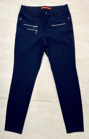 Damen Hosen Street One Gr. XS (34/30) dunkelblau Slim Fit