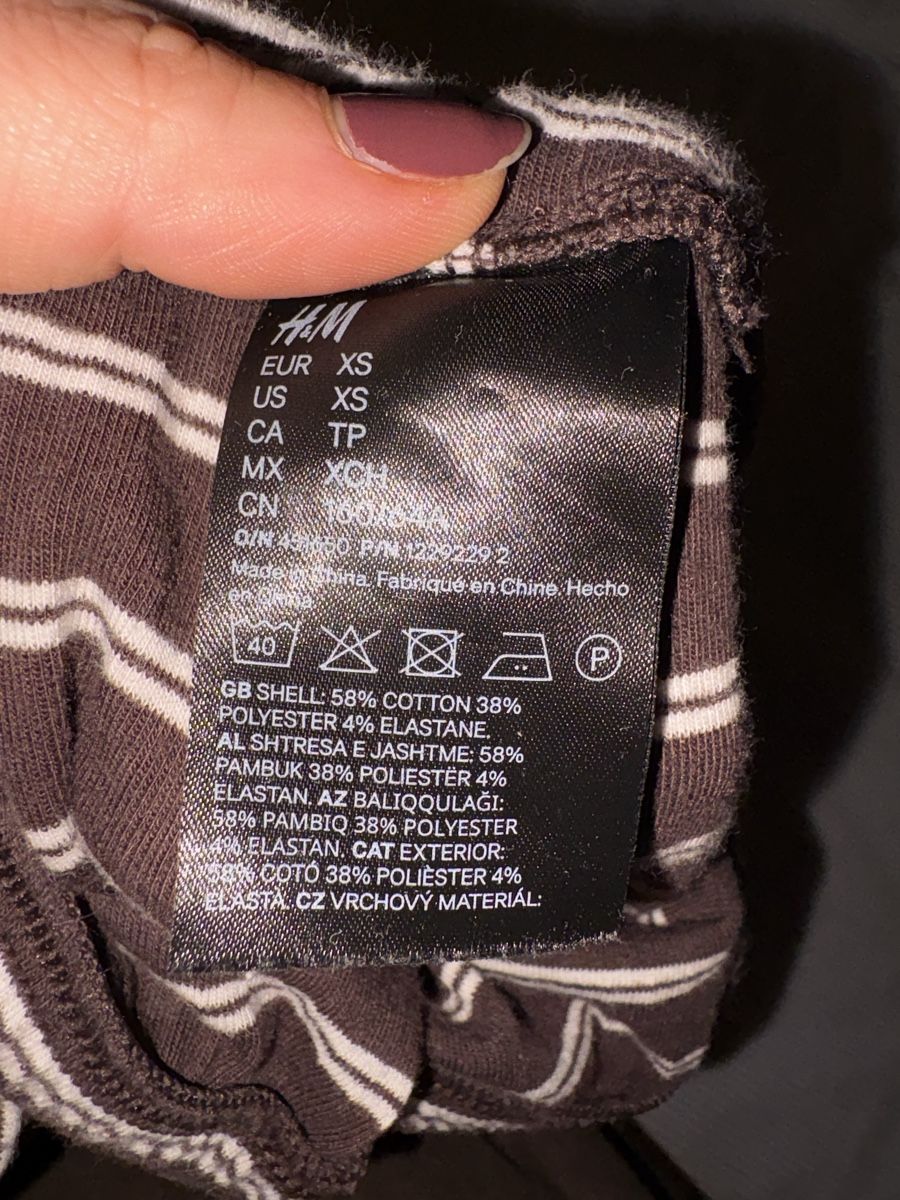 H&M Pantaloni: Hose gestreift braun weiss – Usato da Luzern venduto da ale_v5qn 2