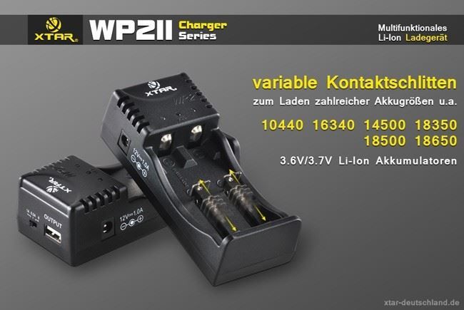 Batterie, Caricabatterie & Alimentatori: Ladegerät XTAR WP2 II – Nuovo e nell'imballaggio originale da Wildberg venduto da Adler77 7
