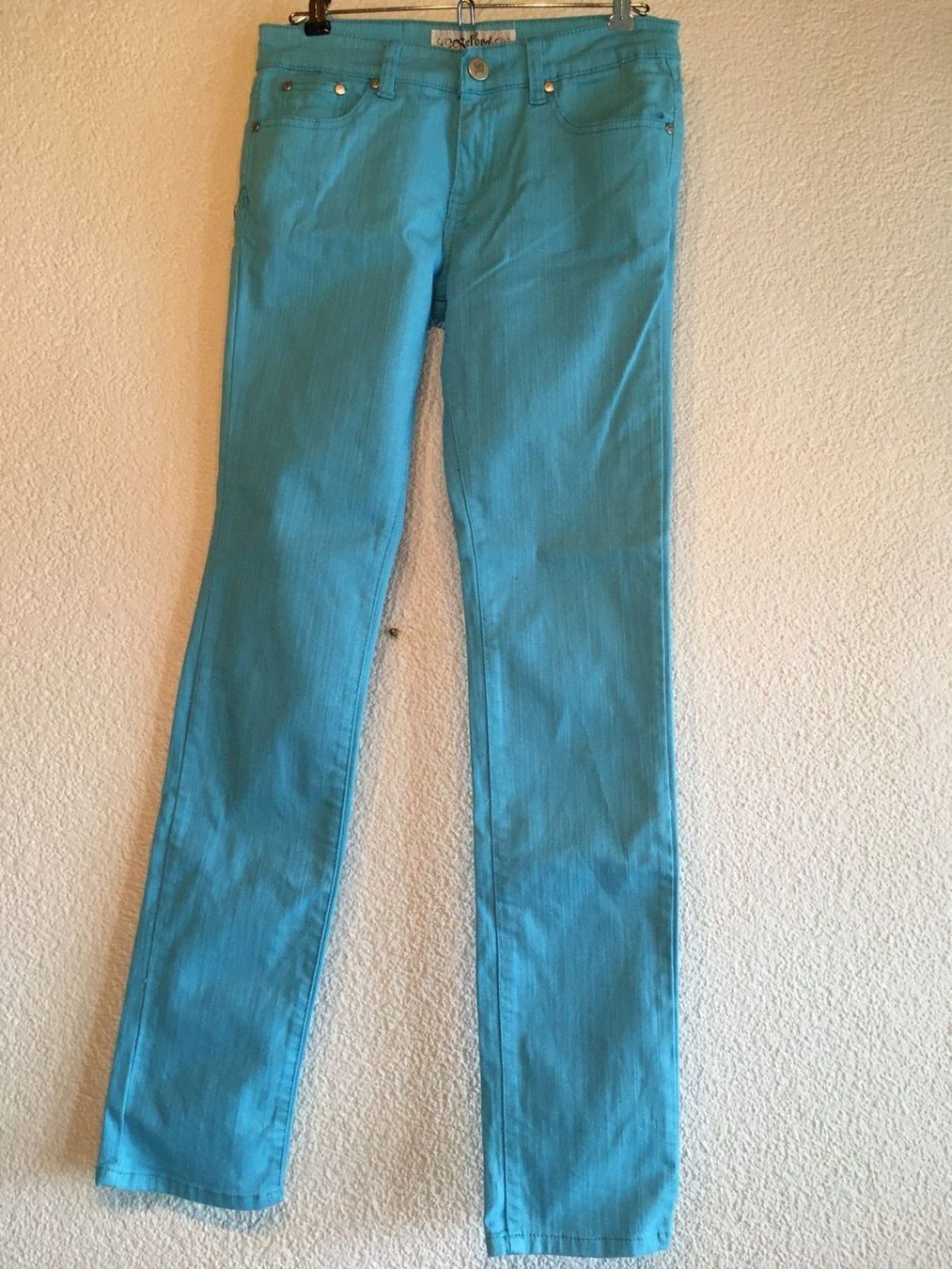 Jeans: RELOOD Jeans, Gr. M, türkis – Usato da Arni AG venduto da Mimo007