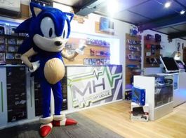 Official Sonic Mascot of the 1993 European F1 grand prix
