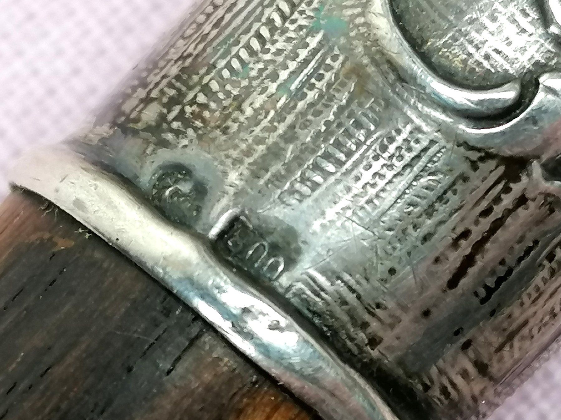 Ausili per la deambulazione: Antiker Gehstock 800 Silber – Usato da Köniz venduto da Brockenreich 3