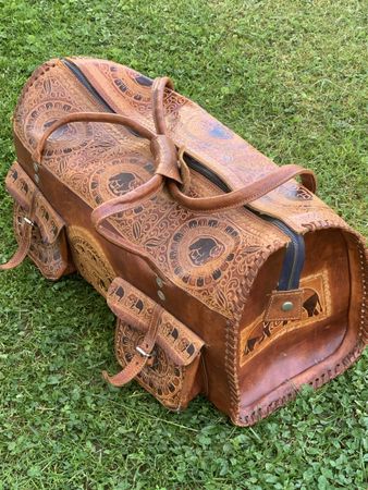 Vintage Reise - Tasche „LEDER“ aus Indien
