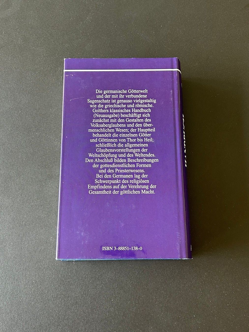 Libri: Handbuch der Germanische Mythologie – Usato da Dietlikon venduto da Mankai 1