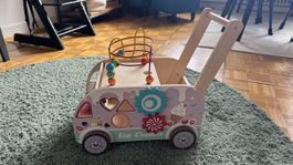 Lauflernwagen aus Holz, Eiswagen Design