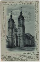 SG 111 Guggenheim Mondschein-Litho St. Gallen 1898 n. Menton