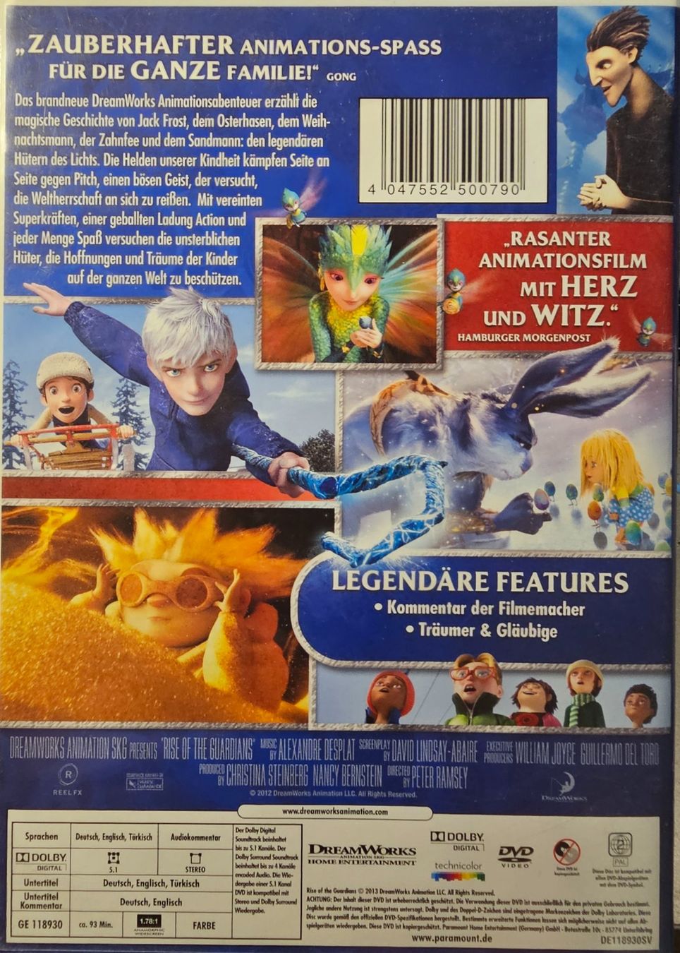 Tous les DVDs: Die Hüter des Lichts – D'occasion à Wahlen b. Laufen par Cg10 1