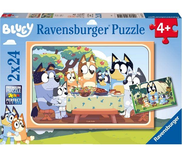 Ravensburger Puzzle: Ravensburger Puzzle 2x24 Teile Bluey – Nuovo e nell'imballaggio originale da Oensingen venduto da Liquidations-Shop
