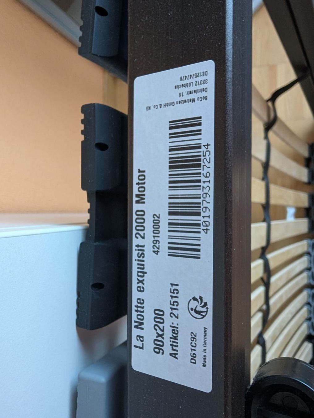 Reti a doghe: Lattenrost elektrisch verstellbar – Nuovo (secondo la descrizione) da Burgdorf venduto da ret_p7pz 2