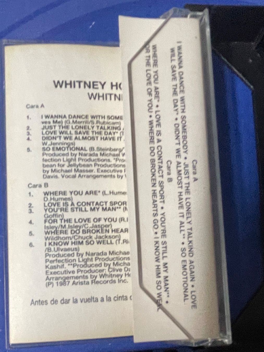 Kompaktkassetten: Whitney Houston - Whitney – Gebraucht aus Muri b. Bern von AdidasCollector 1