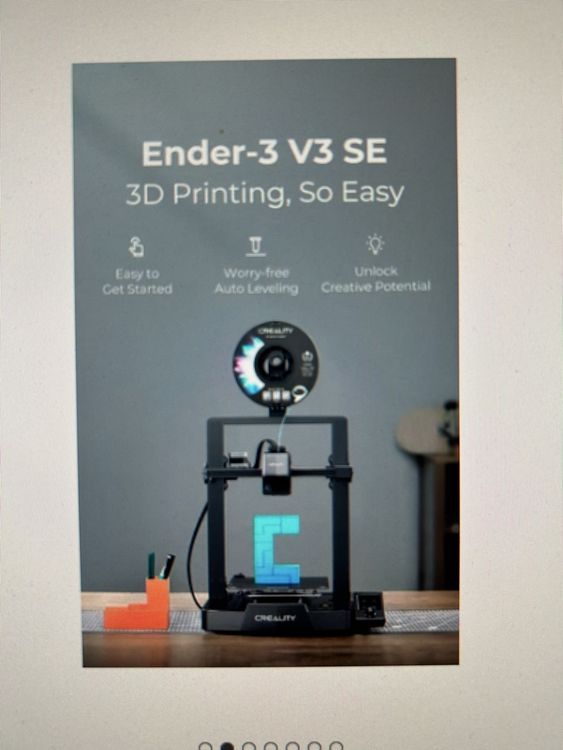 Creality Imprimante 3D: Creality Ender 3 V3 SE NEU – Neuf avec emballage d'origine à Büren an der Aare par Gulf5 3
