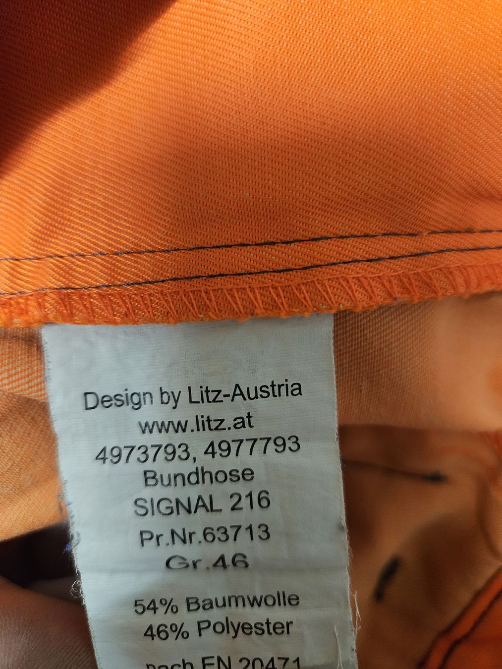 Pantaloni: Warnschutzhose Litz – Usato da Appenzell Eggerst. venduto da Tom860 2