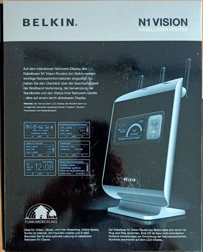 Modem & Router: Router 300bmp mit Grafikdisplay. – Nuovo e nell'imballaggio originale da Zuchwil venduto da Beppe_25.3