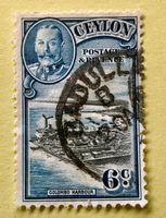Briefmarken aus Sri Lanka (Ceylon) gestempelt 