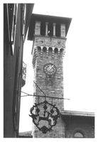 Bellinzona TI Vera foto 12,5 x 9 cm torre Municipio