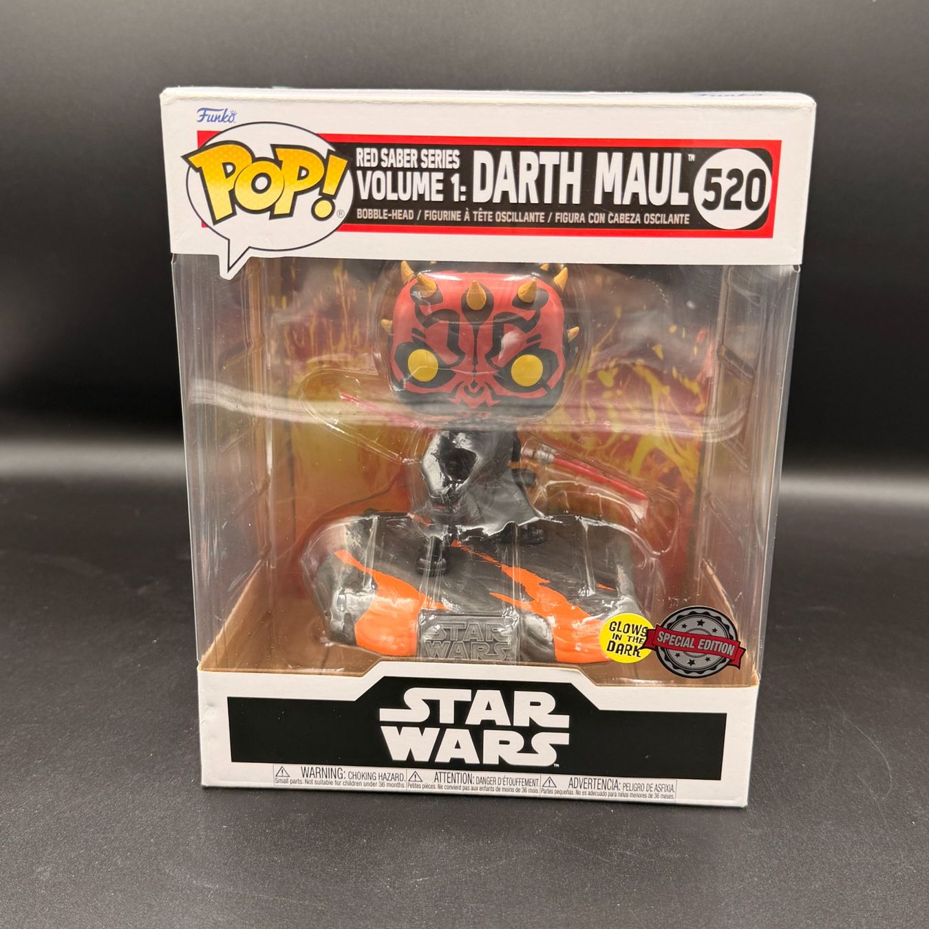 Funko Statuette: Funko Pop! Star Wars Darth Maul 520 GITD Exclusive – Usato da Düdingen venduto da Nerdworld