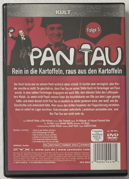 Tutti i DVDs: Pan Tau, Folge 5 – Usato da Flums venduto da Asquillo 1