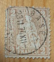 Sitzende Helvetia Hellrotbraun Kat. 280.-