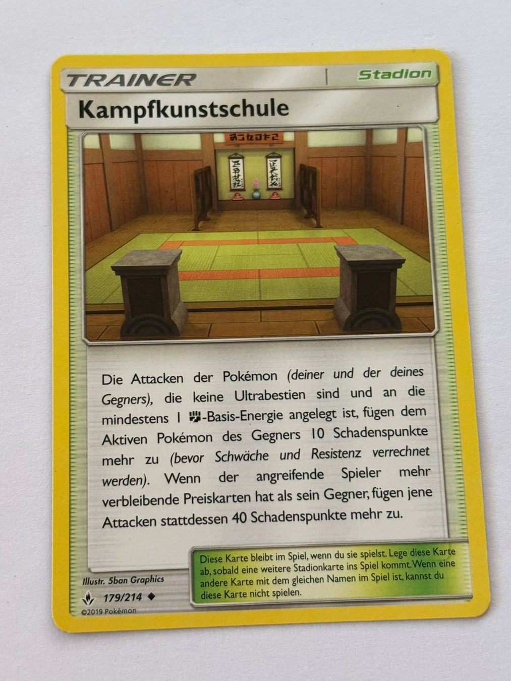Pokémon Carte collezionabili: Kampfkunstschule 179/214 – Usato da Herisau venduto da Seyashop_2